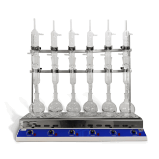 Tecnal TE-1881/6 Soxhlet Tipi Ekstraksiyon Bataryası - Yağ ve Lipid Analizleri İçin Profesyonel Laboratuvar Cihazı